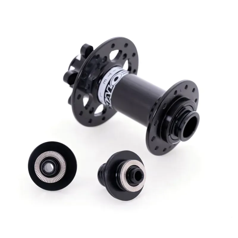 WL Front Disc Hub Black 24h front