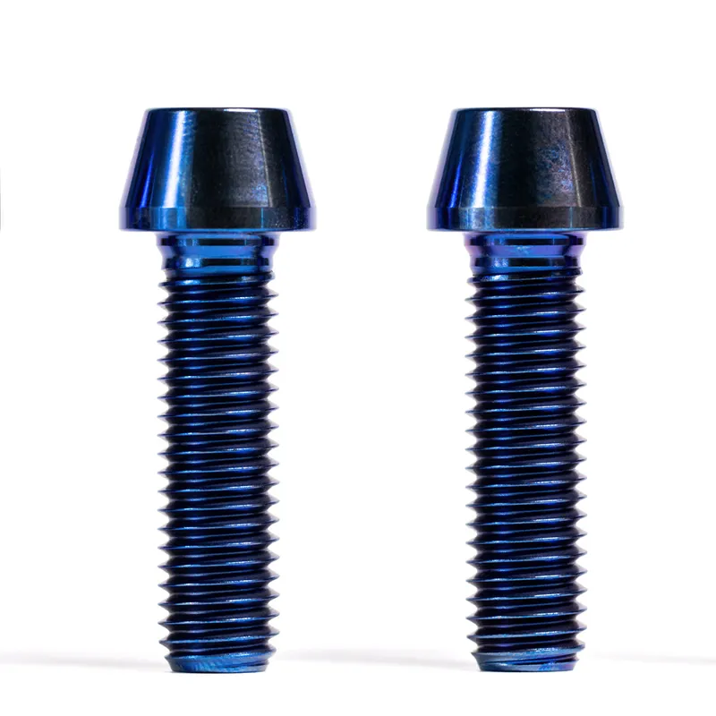 Halo DJD and MT Supadrive SS Titanium Bolts in Blue