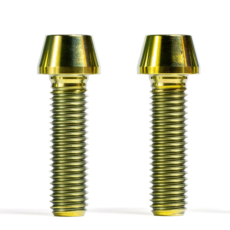 Halo DJD and MT Supadrive SS Titanium Bolts in Gold