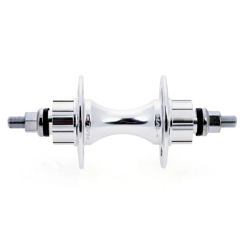 Halo Fix-G Track Sealed Bearing Both Side Fixed/HG Spline 32H Rear Hub in Silver