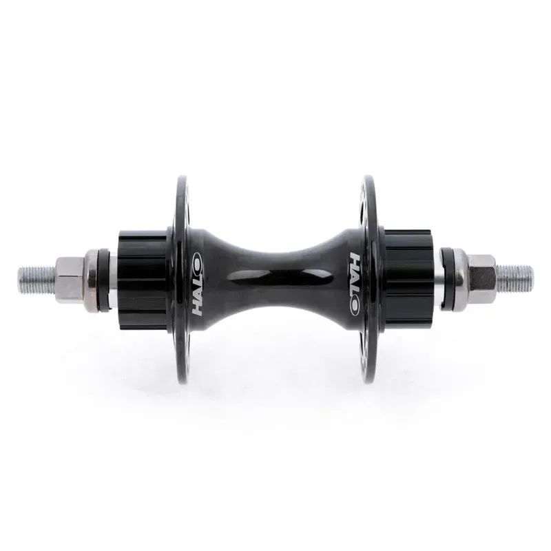 Halo Fix-G Track Sealed Bearing Both Side Fixed/HG Spline Rear Hub in Black
