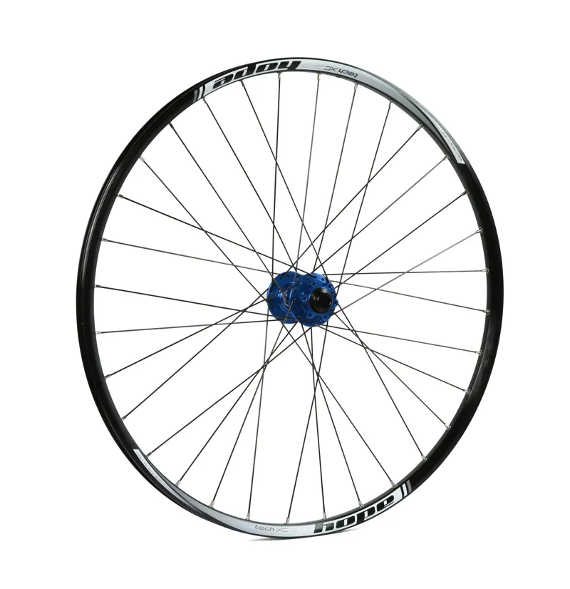 Hope Pro 4 XC 27.5 32H 110mm Front Wheel in Blue