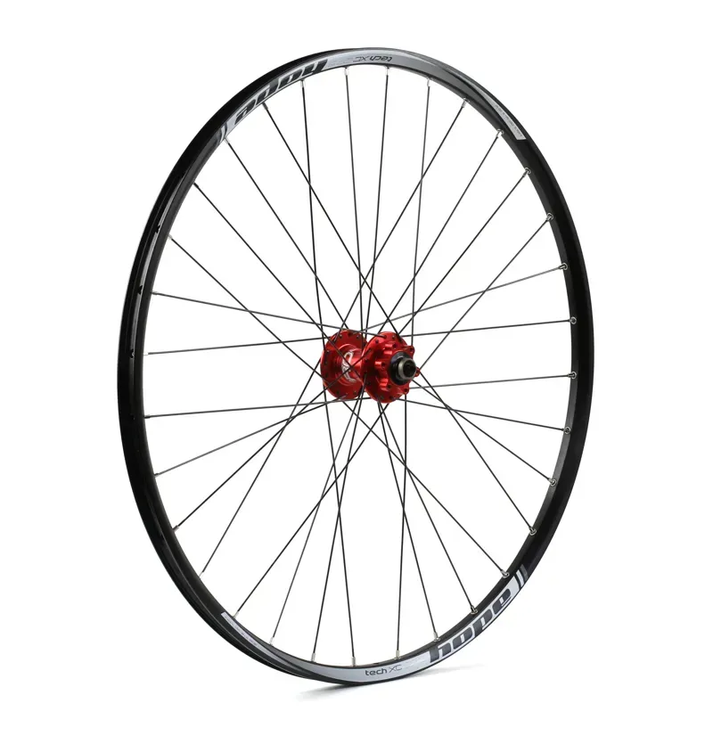 Hope Pro 4 XC 27.5 32H Front Wheel in Red