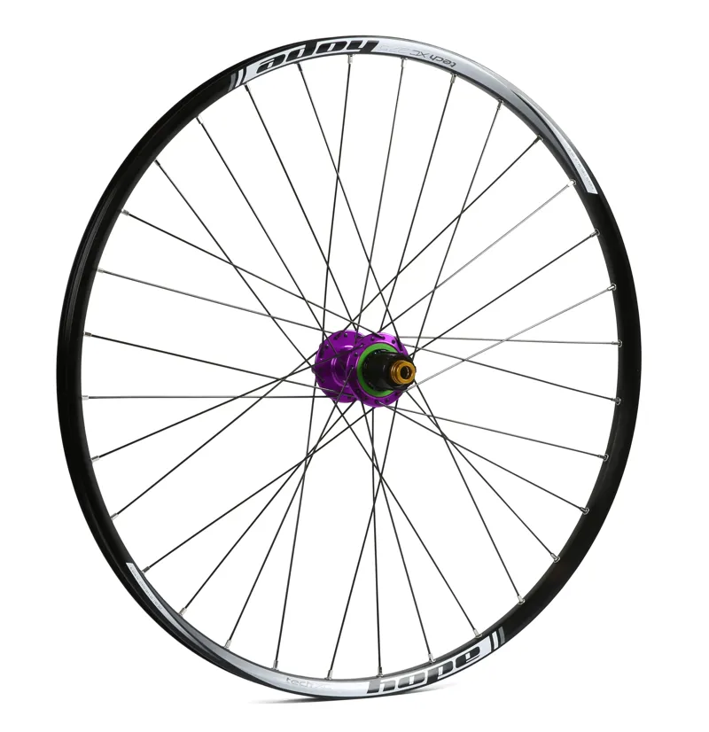 Hope Pro 4 27.5 XC 32H 148mm Rear Wheel in Purple 