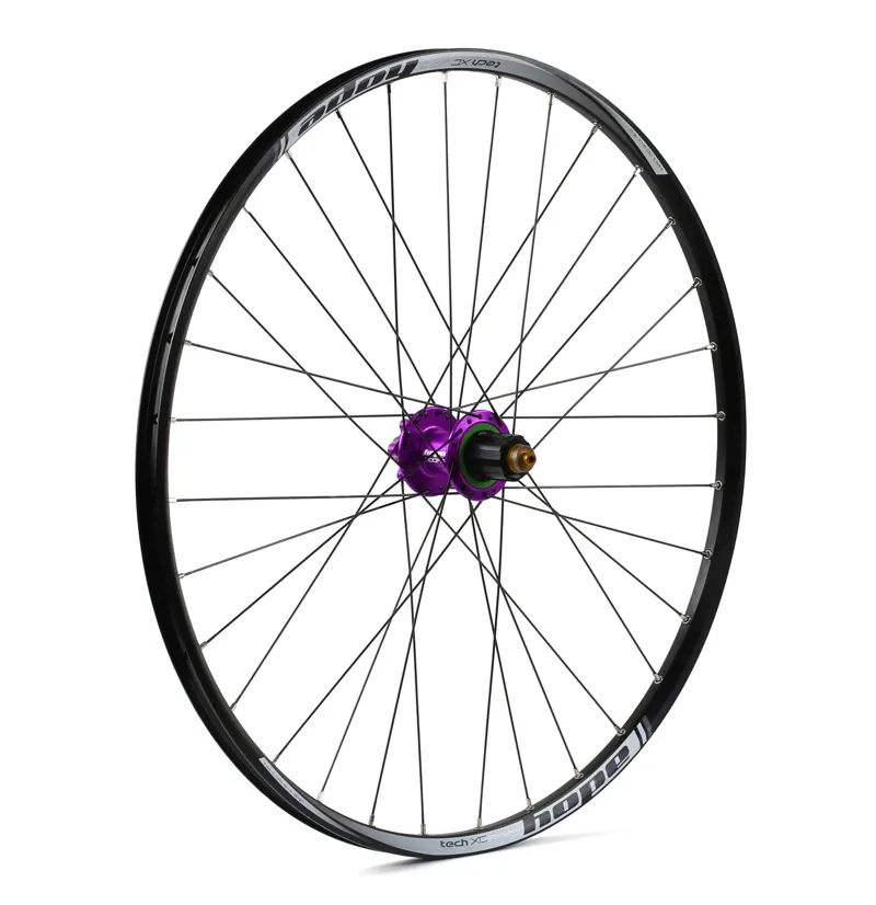 Hope Pro 4 27.5 XC 32H Rear Wheel in Purple 
