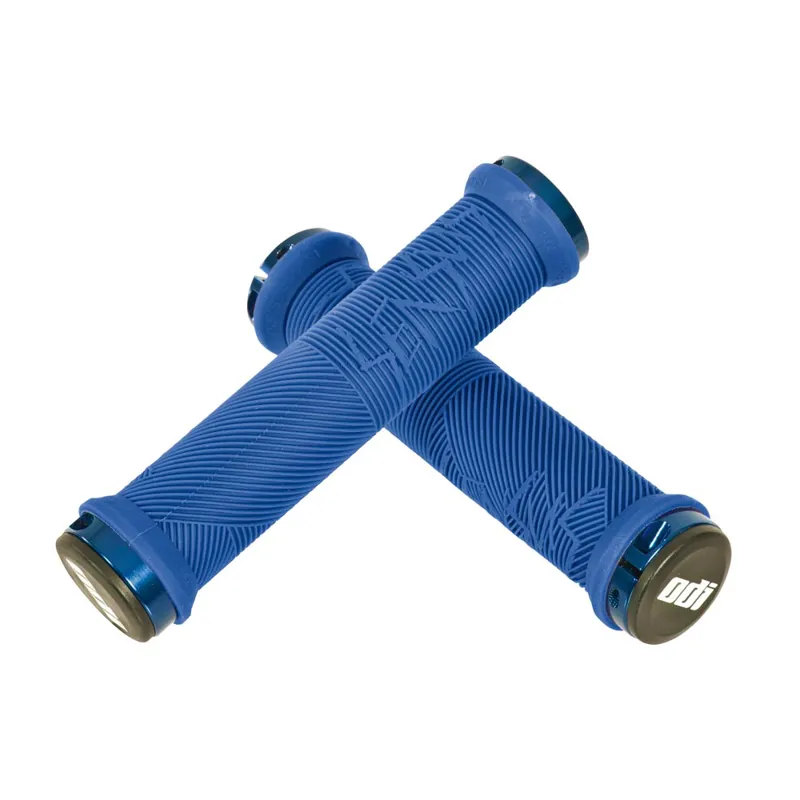 ODI Sensus Disisdaboss Lock-On Kit Blue/Black 143mm