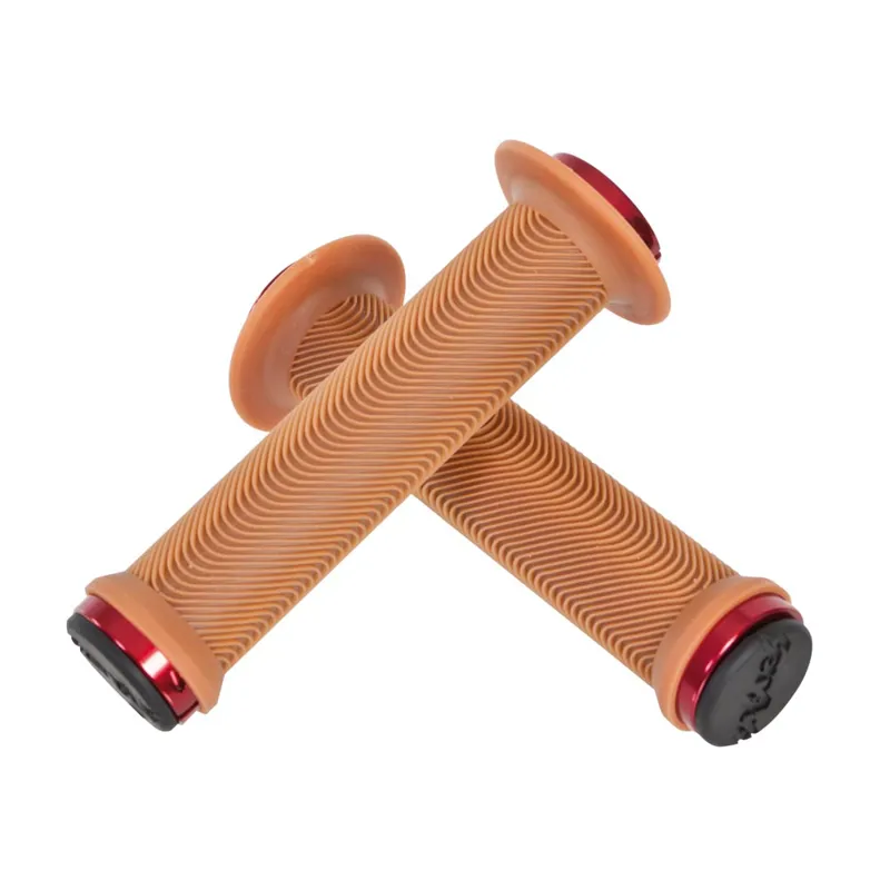 ODI Sensus Swayze Lock-On Kit Gum/Red 143mm