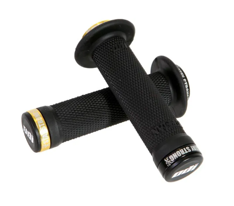 Odi Stay Strong BMX 130mm Lock On Grips in Black-1