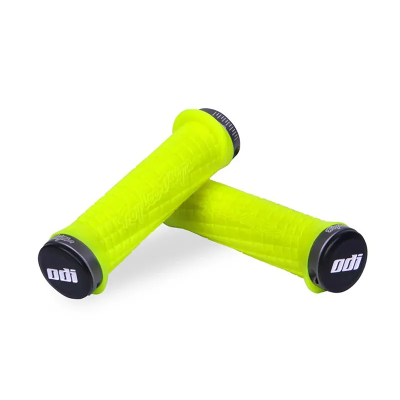 ODI Troy Lee Lock-On Kit Yellow/Grey 130mm