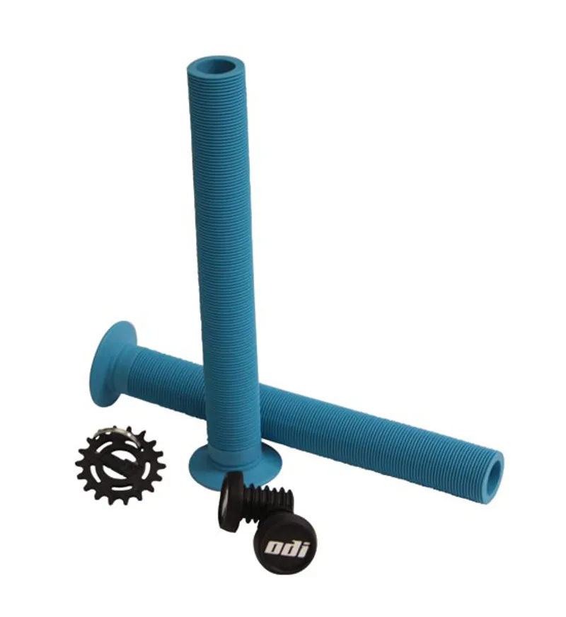 ODI Longneck XL Grips Aqua 228mm