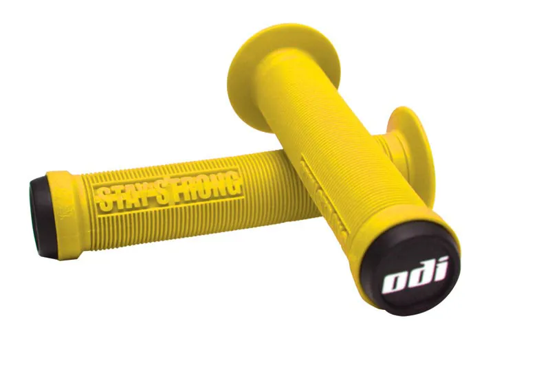ODI Stay Strong Single Ply Grips Yellow 150mm