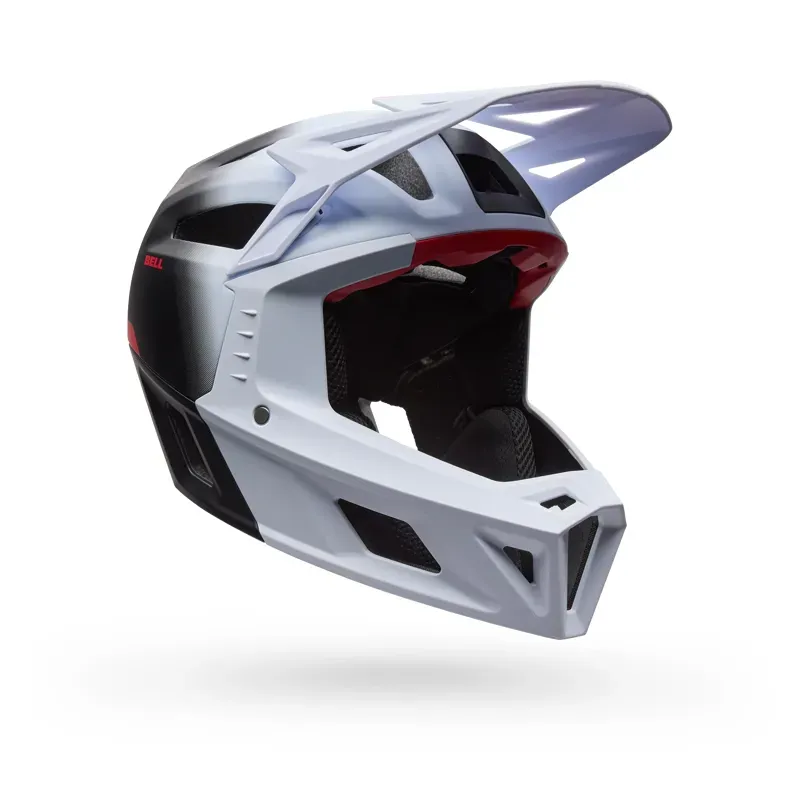 Bell Full-Air Mips Grid Full-Face Helmet in White/Black-1