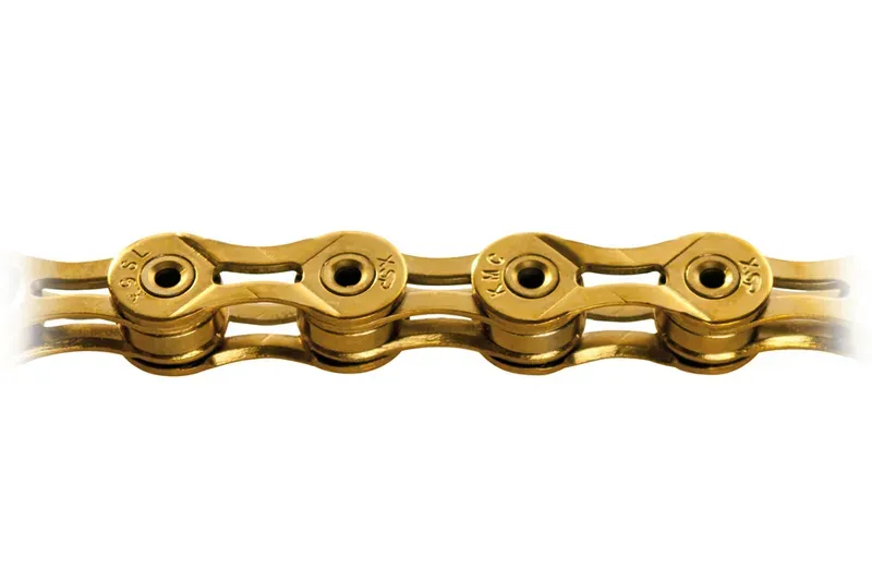 KMC X9SL Ti-N 114 Link 9-Speed Chain in Gold