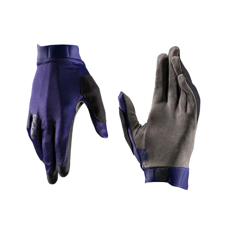 Leatt 1.0 GripR MTB Gloves in Galaxy Blue