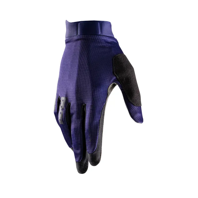 Leatt 1.0 GripR MTB Gloves in Galaxy Blue-1