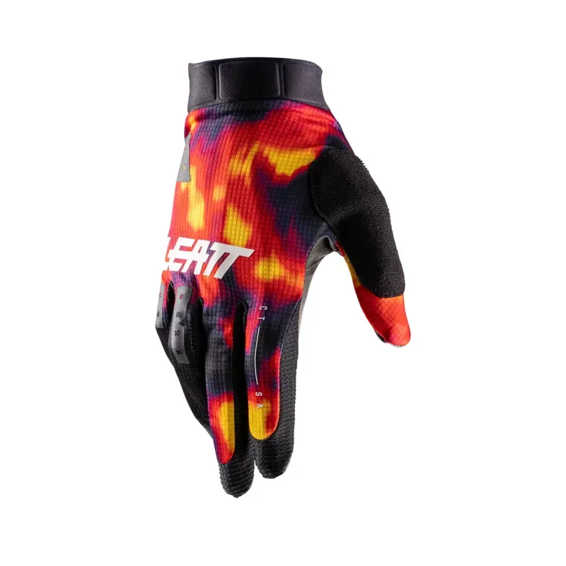 Leatt 1.0 GripR MTB Gloves in Heatmap Red-1