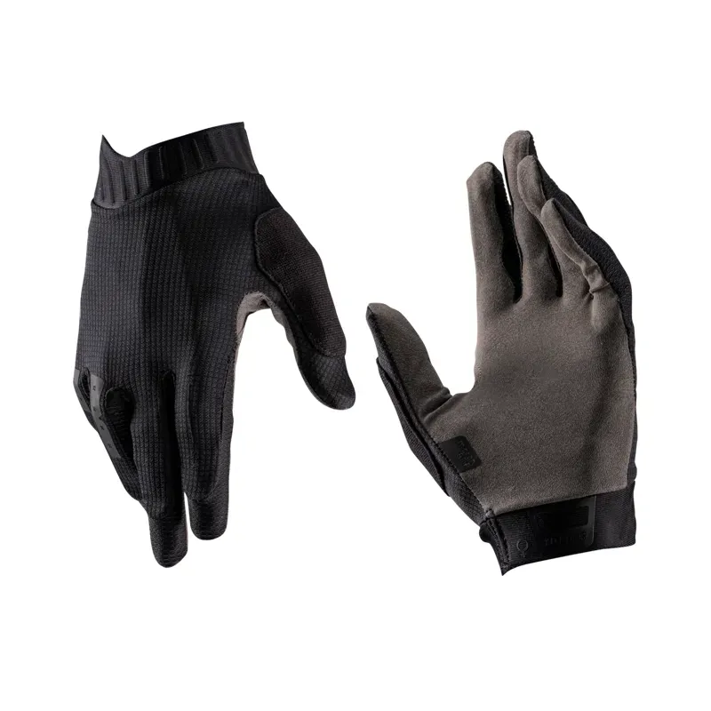 Leatt Women's 1.0 GripR Gloves in Stealth Black/Grey