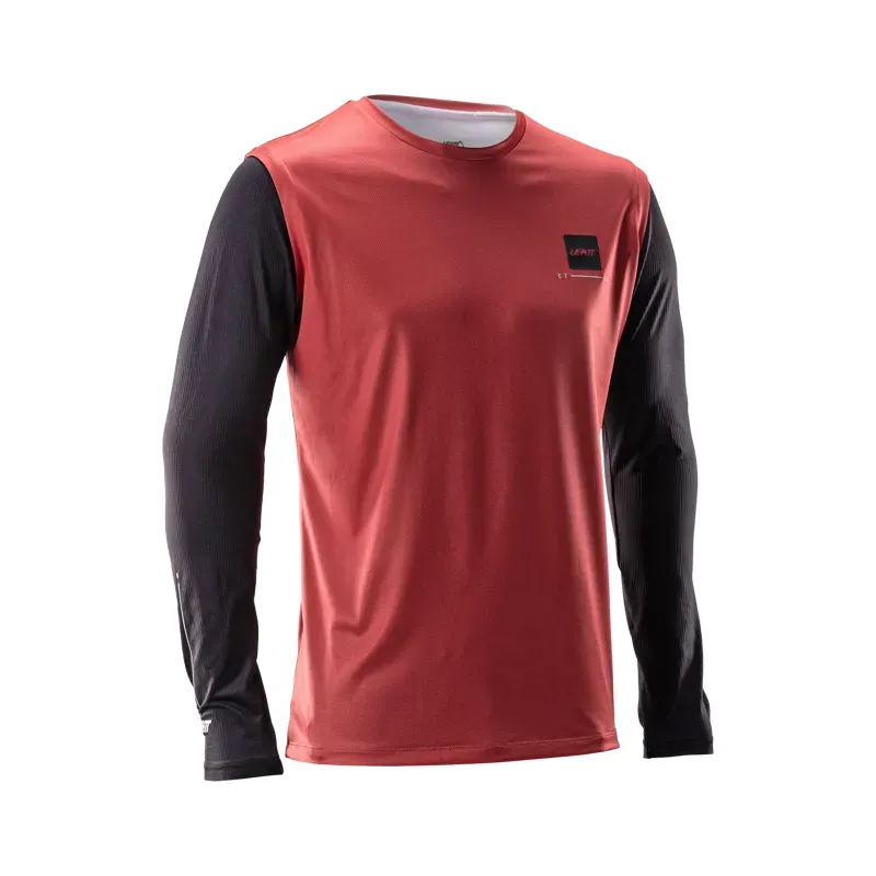 Leatt Gravity 1.0 MTB Ride Kit in Dusty Red-1