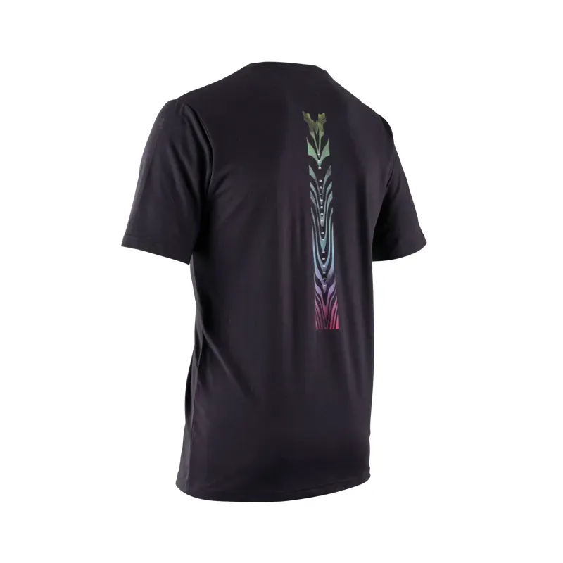 Leatt T-Shirt Core in Black/Green-1