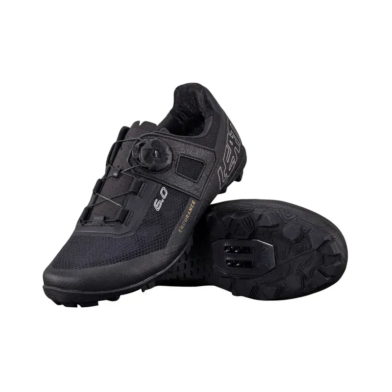 Leatt Endurance Proclip 6.0 Shoes in Black