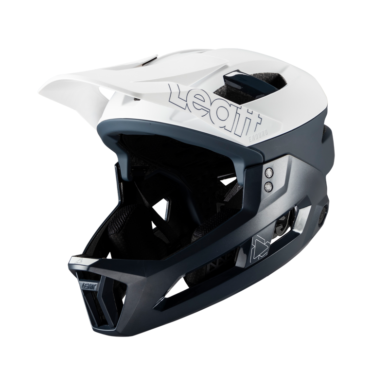 Leatt Enduro 3.0 MTB Helmet in White-1