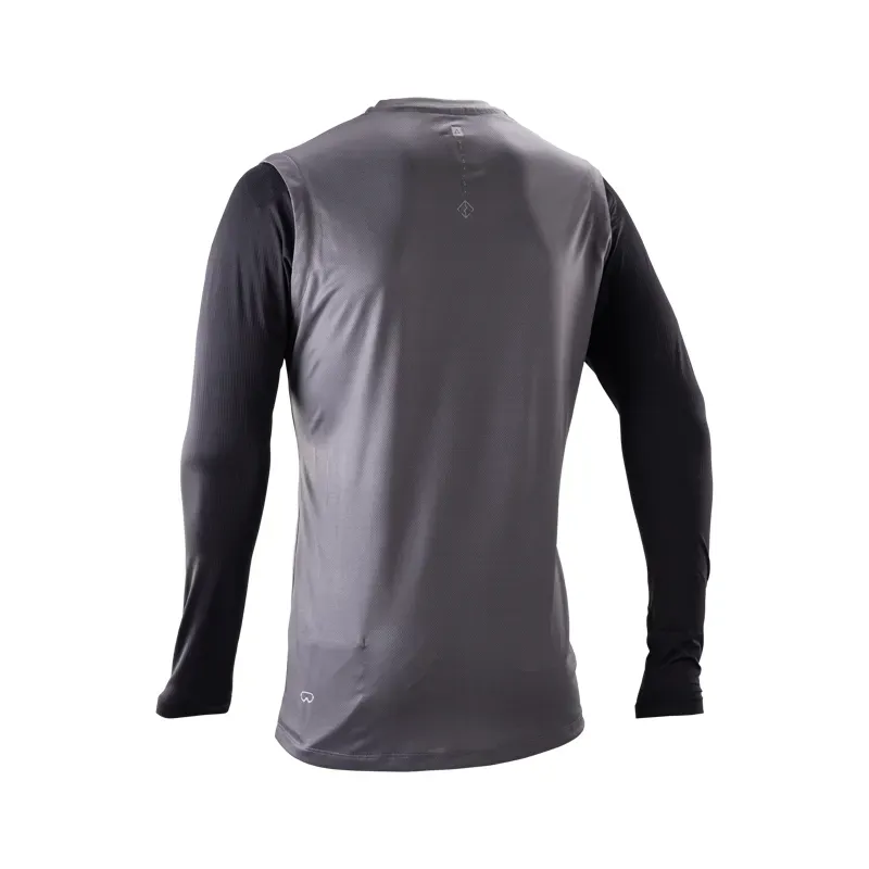 Leatt Gravity 2.0 MTB Jersey in Graphite Black-1