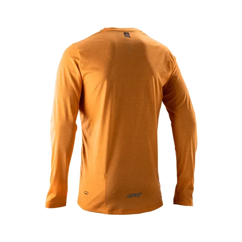 Leatt Gravity 3.0 Long Sleeve MTB Jersey in Lager Yellow-1