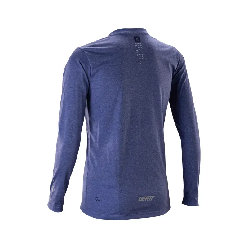 Leatt Women's Gravity 3.0 Long Sleeve MTB Jersey in Cosmic Blue-1