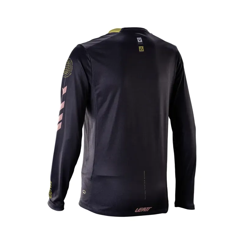 Leatt Women's Gravity 4.0 Long Sleeve MTB Jersey in Race Black-1