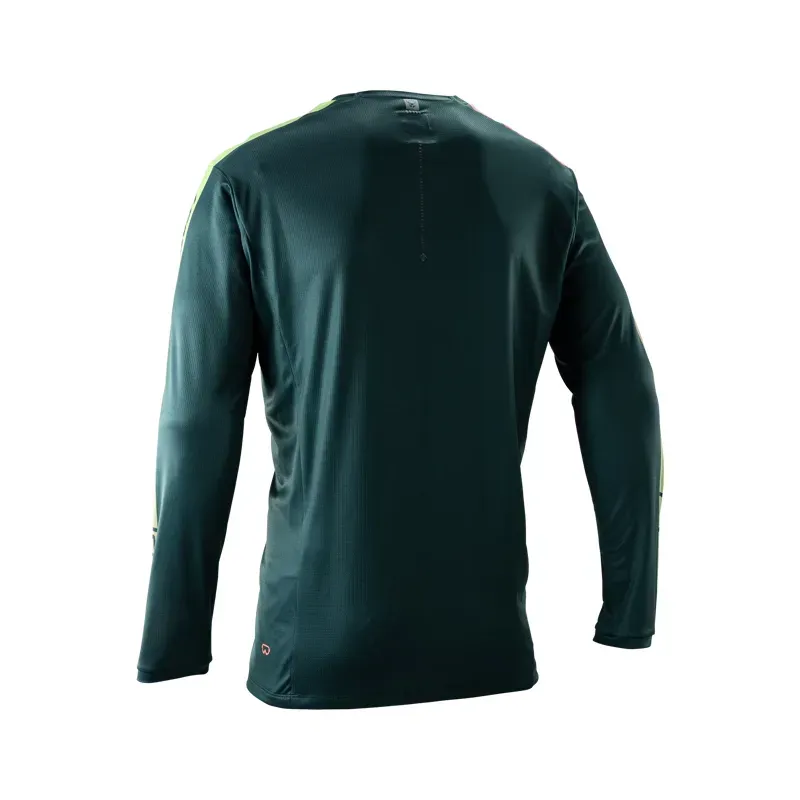 Leatt Gravity 4.0 Long Sleeve MTB Jersey in Spruce Green-1