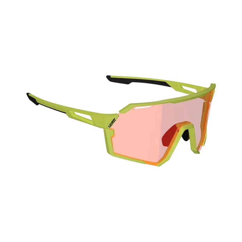 Leatt RideViz Pro Iriz Cryztal Sunglasses in Neon Yellow