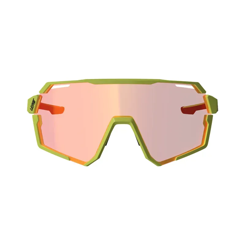 Leatt RideViz Pro Iriz Cryztal Sunglasses in Neon Yellow-1