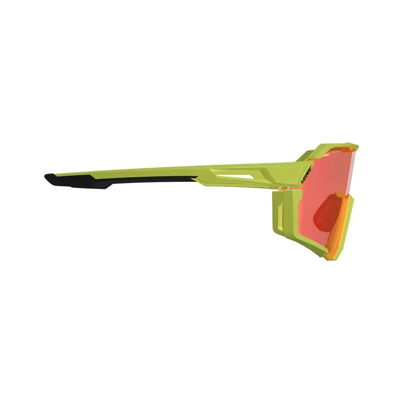 Leatt RideViz Pro Iriz Cryztal Sunglasses in Neon Yellow-2