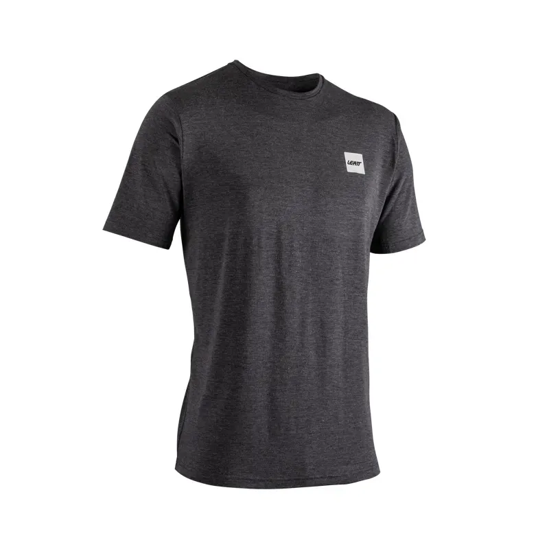 Leatt Tech T-Shirt in Ghost Black