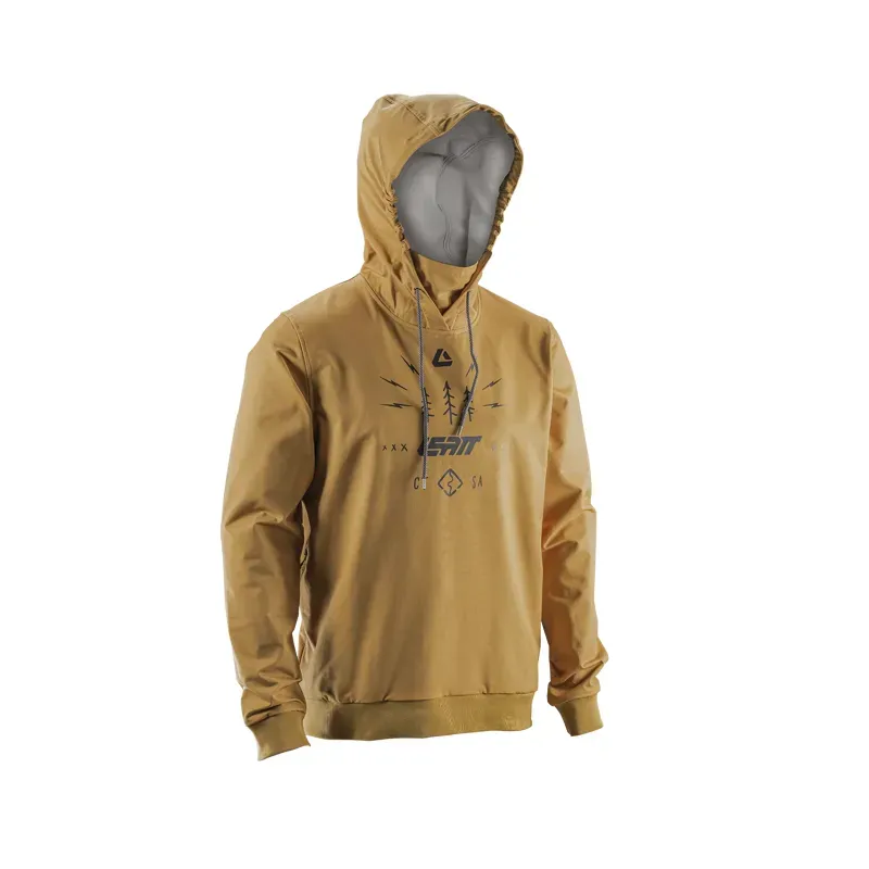Leatt ThermaFlow 3.0 MTB Hoodie in Brass Brown