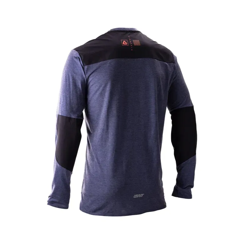 Leatt Trail 4.0 Long Sleeve MTB Jersey in Galaxy Blue-1