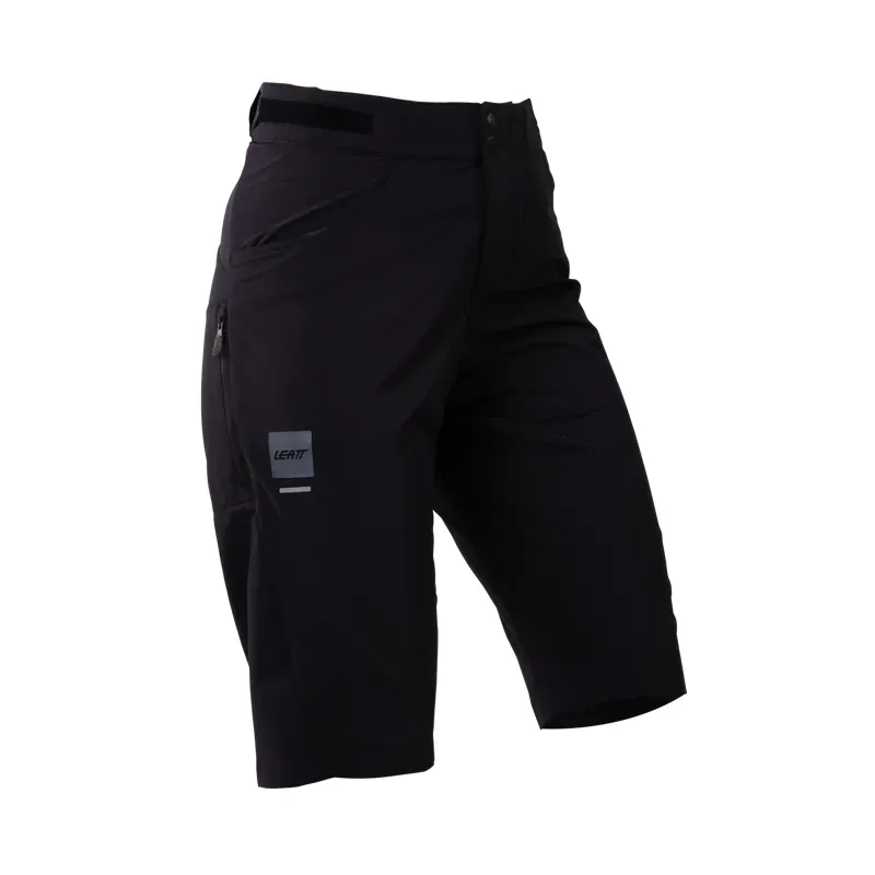 Leatt Women's Trail MTB 2.0 MTB Shorts in Ghost Black