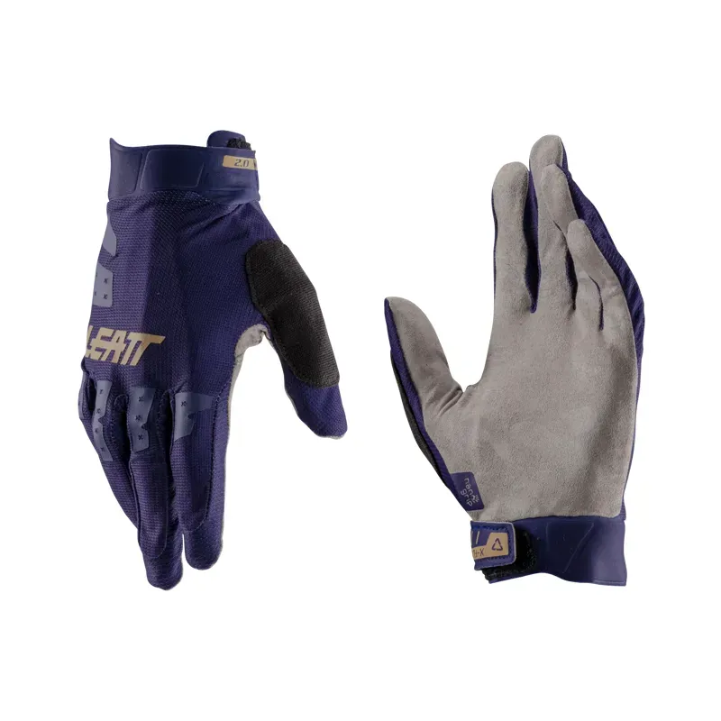 Leatt X-Flow MTB 2.0 MTB Gloves in Galaxy Blue