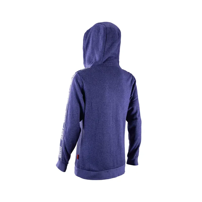 Leatt Hoodie Zip Tech - Women in Cosmic Blue-1