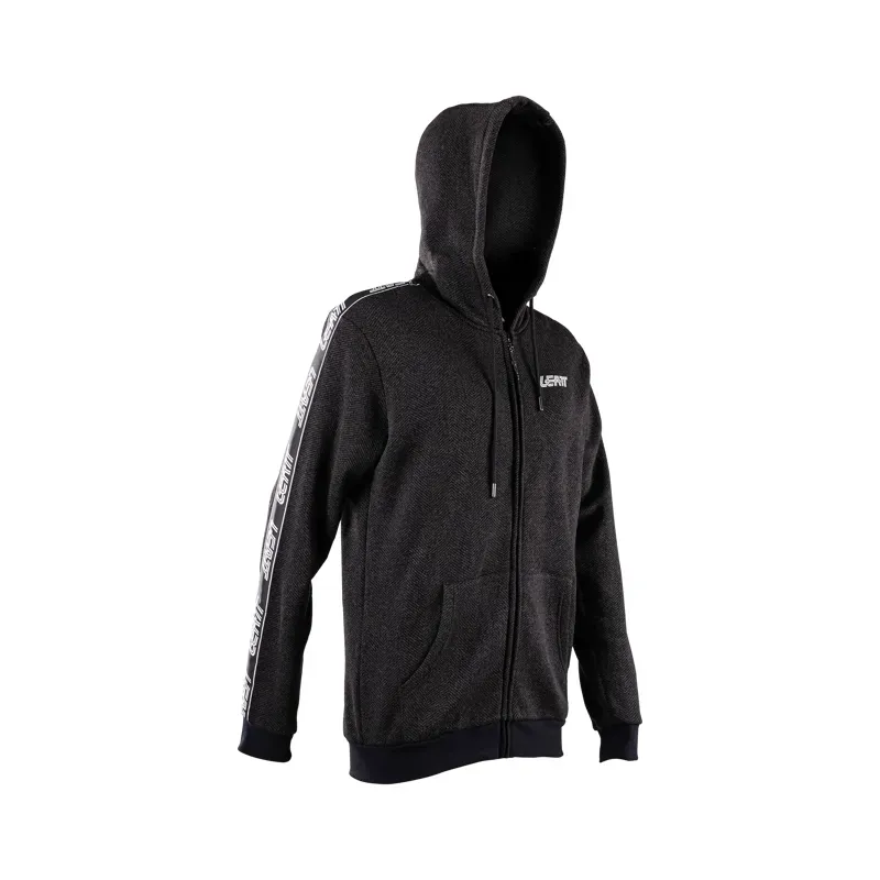 Leatt Hoodie Zip Tech in Black