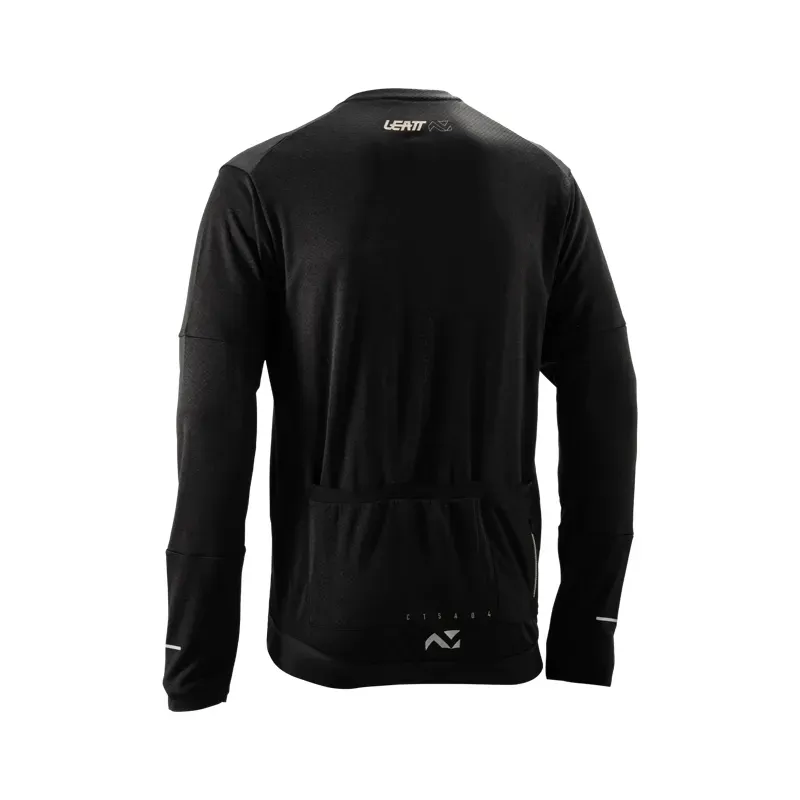 Leatt Endurance 3.0 MTB Long Sleeve Jersey in Black-1