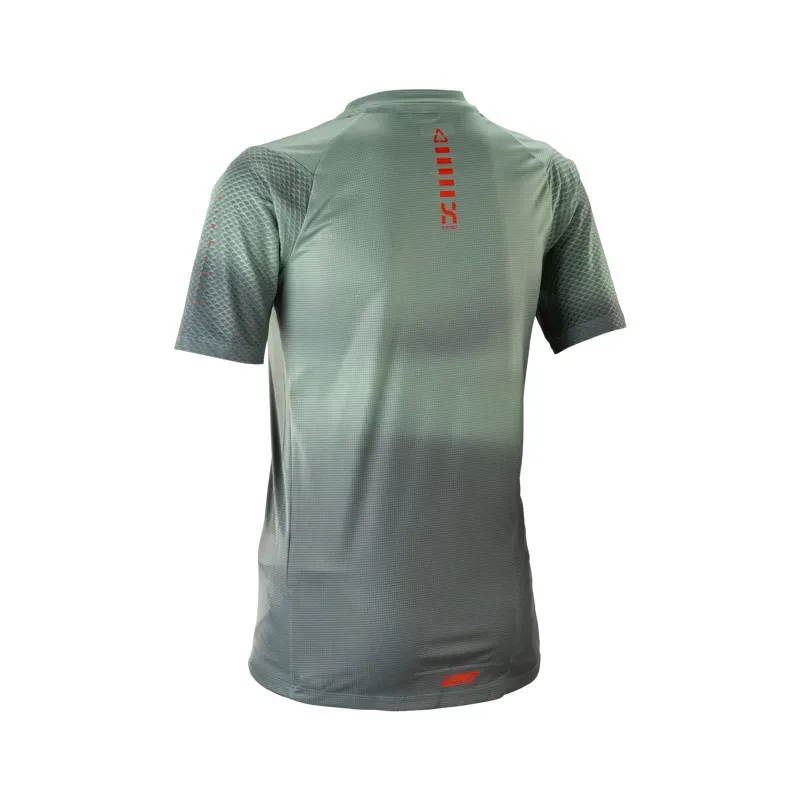Leatt Trail 3.0 Womens MTB Short Sleeve Jersey in Mist Green-1