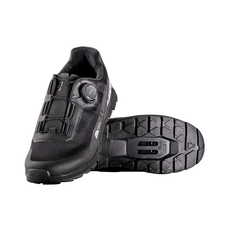 Leatt ProClip 6.0 Trail Boa Shoes in Black