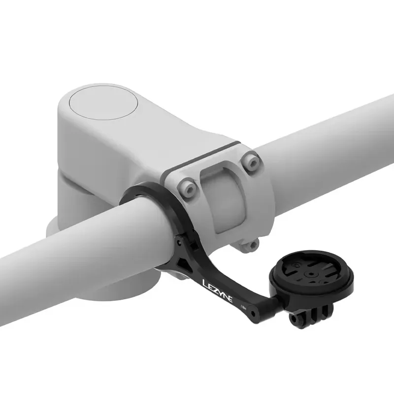 Lezyne Garmin/Wahoo GPS Forward Mount W/Gopro In Black-3