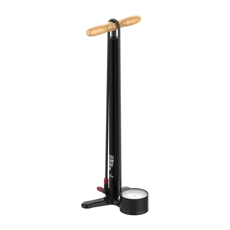 Lezyne Steel HV Floor Drive 3.5 Pump Flat In Black