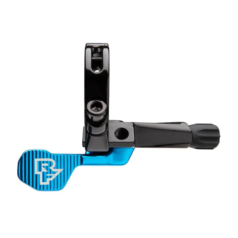 Race Face Turbine R 1x Dropper Seatpost Lever in Blue