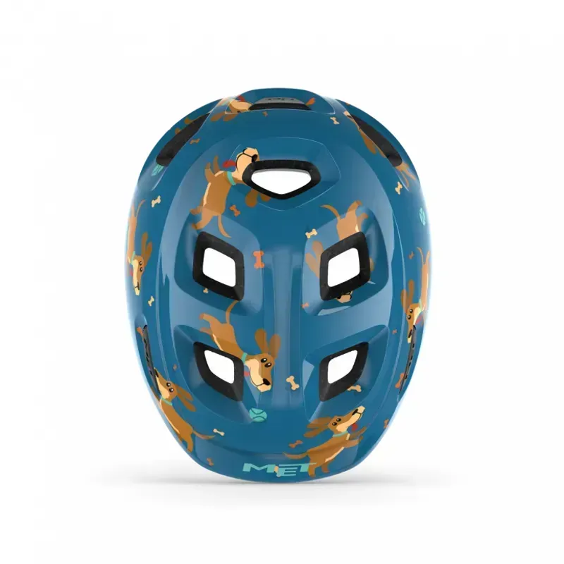 Met Kids Hooray Bike Helmet in Dark Blue-1