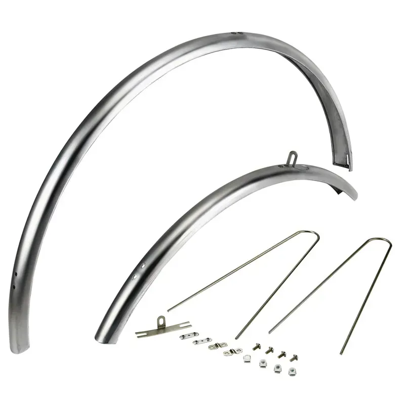 Dia-Compe ENE Mudguard Pair in Silver