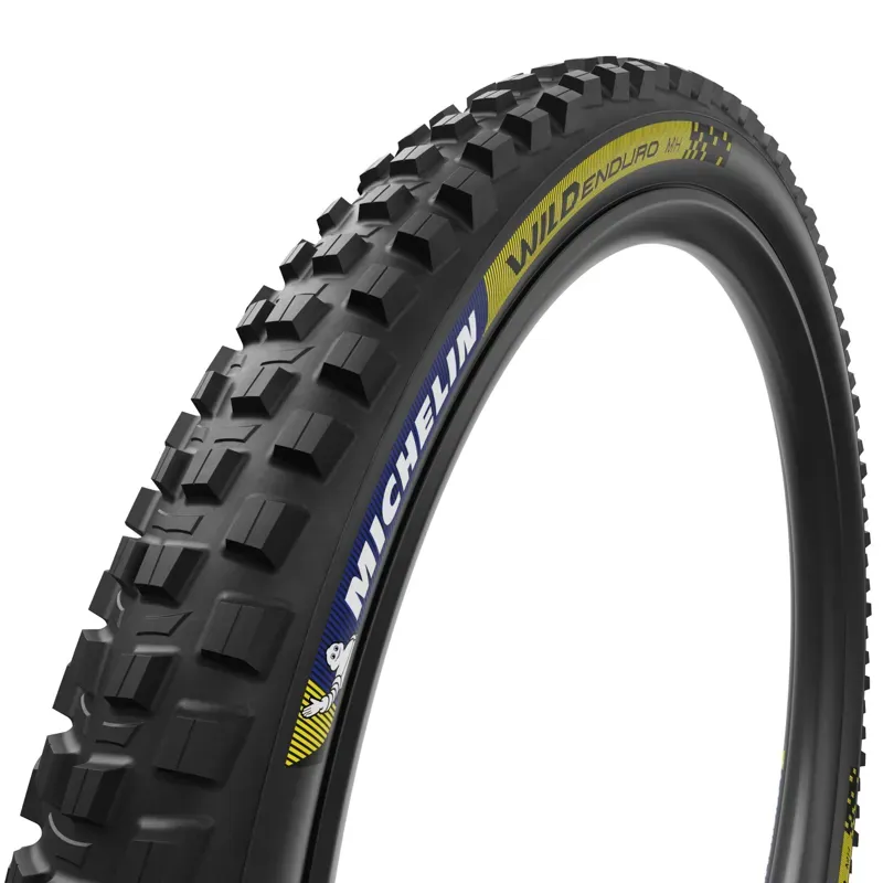Michelin Wild Enduro MH Racing Line Tyre Blue/Yellow logo