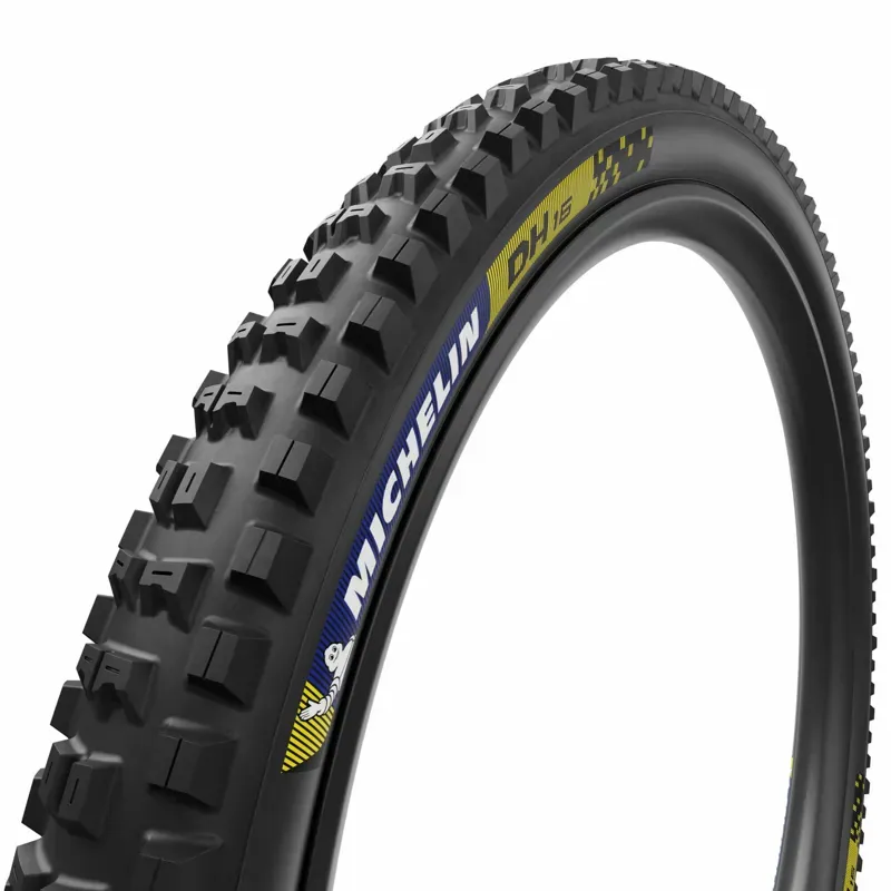 Michelin DH16 Racing Line Tyre Blue/Yellow logo